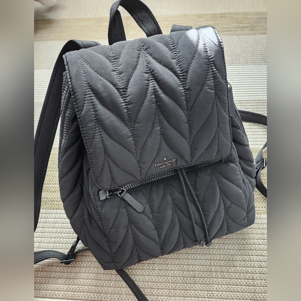 Kate Spade Large Nylon Flap Backpack